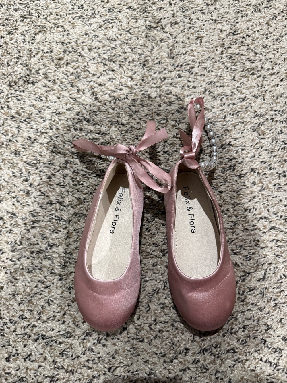 Felix & Flora Girls Toddler Little Ballet Shoes - Picture 2 of 4